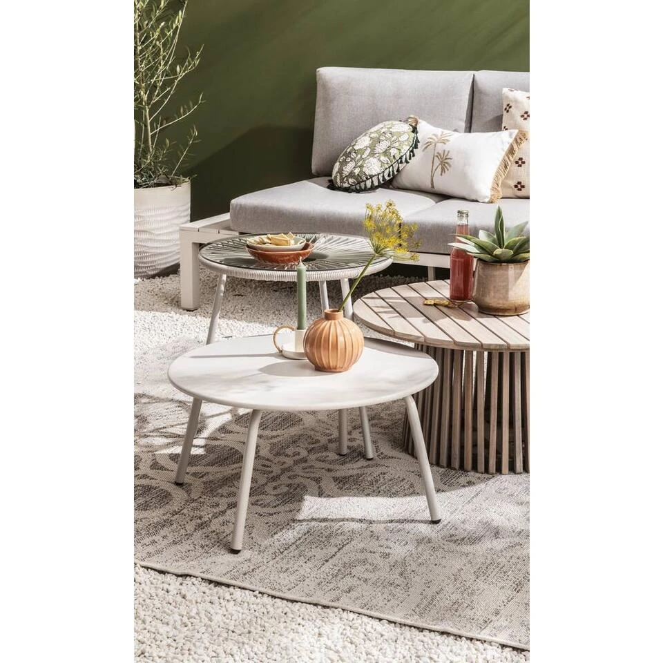 Bijzettafel Saône - Acacia/greywash - 35xØ70 Cm 6 Bijzettafel Saône - Acacia/greywash - 35xØ70 Cm - Afbeelding 4