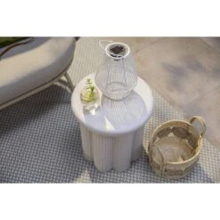 Tuinbijzettafel Parga - Zand - 45xØ40 Cm -Meubelpromotie sf 50155603 02