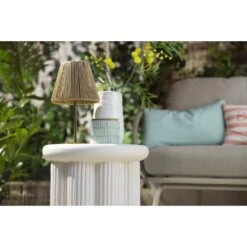 Tuinbijzettafel Parga - Zand - 45xØ40 Cm -Meubelpromotie sf 50155603 03