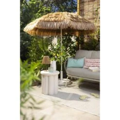 Tuinbijzettafel Parga - Zand - 45xØ40 Cm -Meubelpromotie sf 50155603