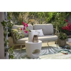 Tuinbijzettafel Corfu - Zand - 46x50x40 Cm -Meubelpromotie sf 50155605 01